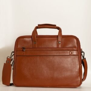 Ma Fierté – Premium Leather Office Laptop - Tan - Image 5