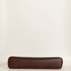 Ma Fierté – Croc-Textured Leather Laptop Bag - Brown Edition - Image 5