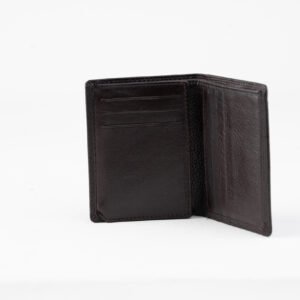 Ma Fierté Slim Vertical Leather Wallet / Card Holder - Image 4
