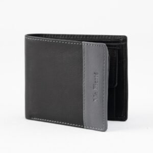 Ma Fierté Eclipse Bi-Fold Wallet with Grey Accent & RFID Protection - Image 1