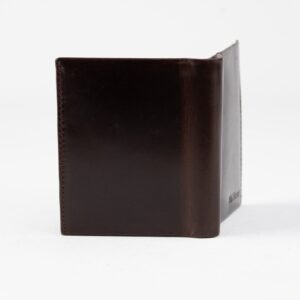 Ma Fierté Espresso Vertical Wallet – Slim Full-Grain Leather Edition - Image 3