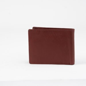 Ma Fierté Classic Brown Genuine Leather Bifold Wallet - RFID Protection - Image 3