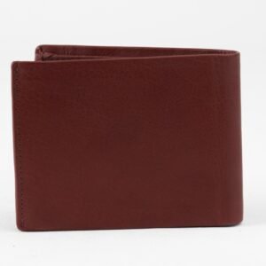 Ma Fierté Bordeaux Classic Leather Wallet - Image 3