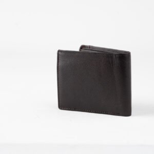 Ma Fierté Men’s Classic Bifold Leather Wallet – Deep Coffee Brown - Image 4