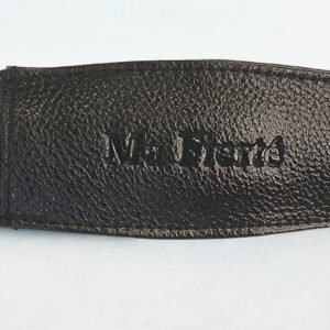 Ma Fierté Genuine Leather Executive Laptop & Office Bag – Black Textured Finish - Image 4