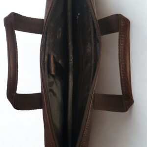 Ma Fierté Brown Genuine Leather Laptop & Office Bag - Brown - Image 4