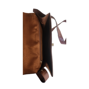 Handcrafted Croco-Textured Genuine Leather Women’s Crossbody Bag - Image 4