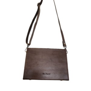 Women Collection Ornamental Embossed Leather Crossbody Bag - Image 3