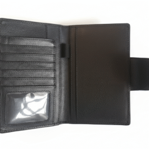 Ma Fierté Cowhide Leather Passport Cover – Magnetic Lock Edition - Image 3