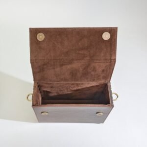 Ma Fierté Luxe Handcrafted Crossbody Clutch Bag for Women – Brown Edition - Image 5