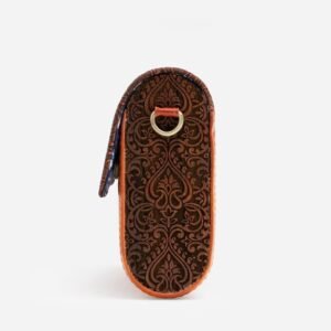 Ma Fierté Teak Luxe Handcrafted Cylindrical Crossbody Bag for Women - Image 3